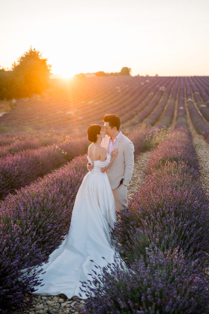 séance photo fiançailles lavande valensole
